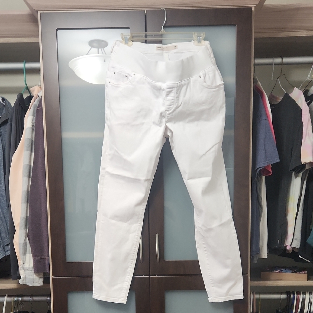 ASOS Maternity White Denim Jeans